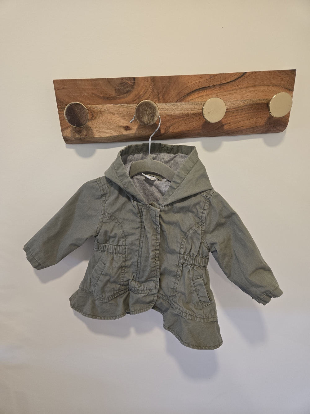 Old Navy Toddler Hooded Jean-Style Jacket - Olive
